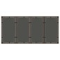 vidaXL Gartentisch mit Glasplatte Braun 190x90x75 cm Poly Rattan vidaXL Gartentisch mit Glasplatte Braun 190x90x75 cm Poly Rattan