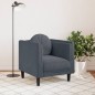 vidaXL Sessel mit Kissen Dunkelgrau Samt vidaXL Sessel mit Kissen Dunkelgrau Samt