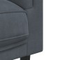 vidaXL Sessel mit Kissen Dunkelgrau Samt vidaXL Sessel mit Kissen Dunkelgrau Samt