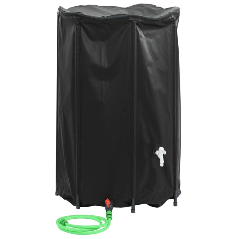 vidaXL Wassertank mit Wasserhahn Faltbar 1000 L PVC vidaXL Wassertank mit Wasserhahn Faltbar 1000 L PVC