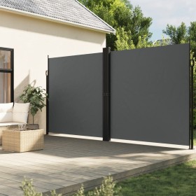 vidaXL Seitenmarkise Ausziehbar Anthrazit 220x1000 cm