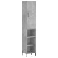 Highboard Betongrau 34,5x34x180 cm Holzwerkstoff Highboard Betongrau 34,5x34x180 cm Holzwerkstoff
