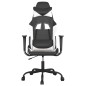 vidaXL Gaming-Stuhl Schwarz und Weiß Kunstleder vidaXL Gaming-Stuhl Schwarz und Weiß Kunstleder