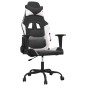 vidaXL Gaming-Stuhl Schwarz und Weiß Kunstleder vidaXL Gaming-Stuhl Schwarz und Weiß Kunstleder