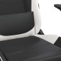 vidaXL Gaming-Stuhl Schwarz und Weiß Kunstleder vidaXL Gaming-Stuhl Schwarz und Weiß Kunstleder