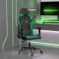vidaXL Gaming-Stuhl Schwarz und Grün Kunstleder vidaXL Gaming-Stuhl Schwarz und Grün Kunstleder
