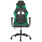 vidaXL Gaming-Stuhl Schwarz und Grün Kunstleder vidaXL Gaming-Stuhl Schwarz und Grün Kunstleder