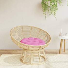 vidaXL Kissen Rund Rosa Ø 60x11 cm Oxford-Gewebe