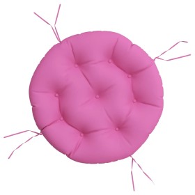 vidaXL Kissen Rund Rosa Ø 60x11 cm Oxford-Gewebe