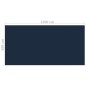 vidaXL Treibende Pool-Solarplane PE 1200x600 cm Schwarz und Blau vidaXL Treibende Pool-Solarplane PE 1200x600 cm Schwarz und Blau