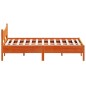vidaXL Massivholzbett ohne Matratze Wachsbraun 140x190 cm Kiefernholz vidaXL Massivholzbett ohne Matratze Wachsbraun 140x190 cm Kiefernholz