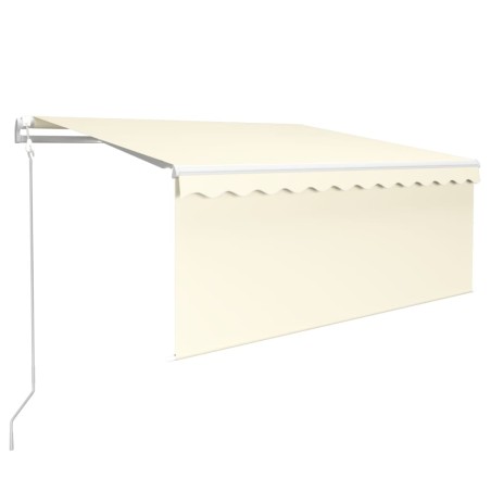 Gelenkarmmarkise Automatisch mit Jalousie 3,5x2,5 m Creme
