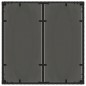 vidaXL Gartentisch mit Glasplatte Schwarz 90x90x75 cm Poly Rattan vidaXL Gartentisch mit Glasplatte Schwarz 90x90x75 cm Poly Rattan