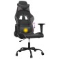 vidaXL Gaming-Stuhl mit Massagefunktion Schwarz und Grau Kunstleder vidaXL Gaming-Stuhl mit Massagefunktion Schwarz und Grau Kunstleder