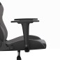 vidaXL Gaming-Stuhl mit Massagefunktion Schwarz und Grau Kunstleder vidaXL Gaming-Stuhl mit Massagefunktion Schwarz und Grau Kunstleder