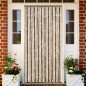 vidaXL Fliegenvorhang Dunkelbraun und Beige 56x200 cm Chenille vidaXL Fliegenvorhang Dunkelbraun und Beige 56x200 cm Chenille