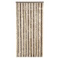 vidaXL Fliegenvorhang Dunkelbraun und Beige 56x200 cm Chenille vidaXL Fliegenvorhang Dunkelbraun und Beige 56x200 cm Chenille