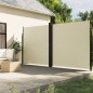 vidaXL Seitenmarkise Ausziehbar Creme 220x1000 cm vidaXL Seitenmarkise Ausziehbar Creme 220x1000 cm