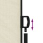 vidaXL Seitenmarkise Ausziehbar Creme 220x1000 cm vidaXL Seitenmarkise Ausziehbar Creme 220x1000 cm