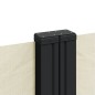 vidaXL Seitenmarkise Ausziehbar Creme 220x1000 cm vidaXL Seitenmarkise Ausziehbar Creme 220x1000 cm