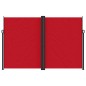 vidaXL Seitenmarkise Ausziehbar Rot 220x1000 cm vidaXL Seitenmarkise Ausziehbar Rot 220x1000 cm
