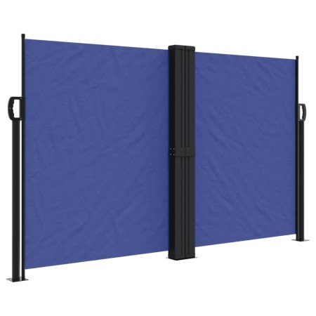 vidaXL Seitenmarkise Ausziehbar Blau 140x1200 cm