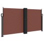 vidaXL Seitenmarkise Ausziehbar Braun 120x1200 cm vidaXL Seitenmarkise Ausziehbar Braun 120x1200 cm