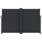 vidaXL Seitenmarkise Ausziehbar Schwarz 160x1200 cm