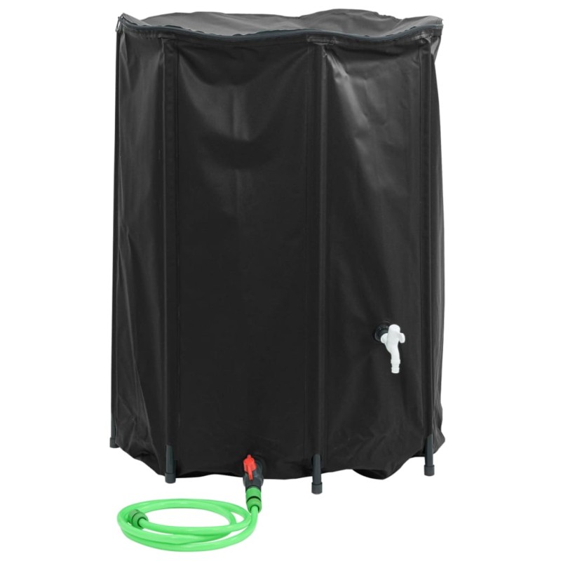 vidaXL Wassertank mit Wasserhahn Faltbar 1350 L PVC vidaXL Wassertank mit Wasserhahn Faltbar 1350 L PVC
