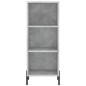 Highboard Betongrau 34,5x34x180 cm Holzwerkstoff Highboard Betongrau 34,5x34x180 cm Holzwerkstoff
