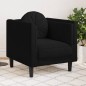 vidaXL Sessel mit Kissen Schwarz Samt vidaXL Sessel mit Kissen Schwarz Samt