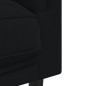 vidaXL Sessel mit Kissen Schwarz Samt vidaXL Sessel mit Kissen Schwarz Samt