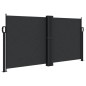 vidaXL Seitenmarkise Ausziehbar Schwarz 120x1200 cm vidaXL Seitenmarkise Ausziehbar Schwarz 120x1200 cm