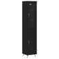 vidaXL Highboard Schwarz 34,5x34x180 cm Holzwerkstoff vidaXL Highboard Schwarz 34,5x34x180 cm Holzwerkstoff