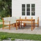 vidaXL 7-tlg. Garten-Essgruppe mit Kissen Massivholz Akazie vidaXL 7-tlg. Garten-Essgruppe mit Kissen Massivholz Akazie