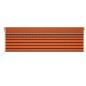 Markise Automatisch Jalousie LED Windsensor 5x3m Orange Braun Markise Automatisch Jalousie LED Windsensor 5x3m Orange Braun
