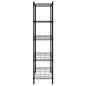 vidaXL Lagerregal mit 5 Böden 90x35x180 cm Schwarz 250 kg vidaXL Lagerregal mit 5 Böden 90x35x180 cm Schwarz 250 kg