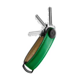Orbitkey - Schlüssel-Organizer aus Leder - Farbe Inselgrün