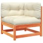 vidaXL 3-tlg. Garten-Sofagarnitur mit Kissen Wachsbraun Kiefernholz vidaXL 3-tlg. Garten-Sofagarnitur mit Kissen Wachsbraun Kiefernholz