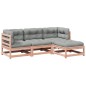vidaXL 4-tlg. Garten-Sofagarnitur mit Kissen Massivholz Douglasie vidaXL 4-tlg. Garten-Sofagarnitur mit Kissen Massivholz Douglasie