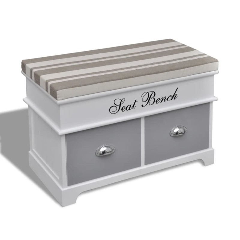 Schrank Sitzbank Truhenbank +Kissen+2 Schublade Schrank Sitzbank Truhenbank +Kissen+2 Schublade