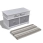 Schrank Sitzbank Truhenbank +Kissen+2 Schublade Schrank Sitzbank Truhenbank +Kissen+2 Schublade