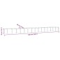 vidaXL Hochbeet Pulverbeschichteter Stahl 620x80x36 cm Anthrazit vidaXL Hochbeet Pulverbeschichteter Stahl 620x80x36 cm Anthrazit