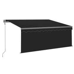 Gelenkarmmarkise Automatisch mit Jalousie 3x2,5 m Anthrazit