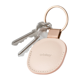 Orbitkey - Ledertasche für AirTag - Farbe Powder Pink