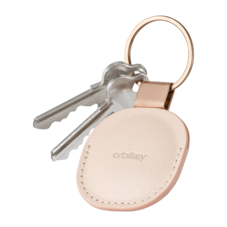 Orbitkey - Ledertasche für AirTag - Farbe Powder Pink