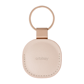 Orbitkey - Ledertasche für AirTag - Farbe Powder Pink