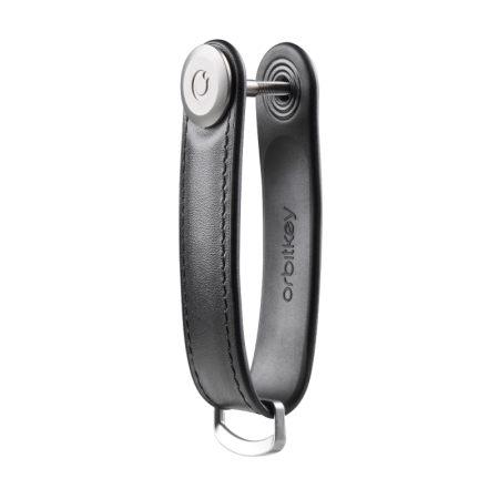 Orbitkey - Hybrid-Schlüsselorganizer aus Leder - Farbe Schwarz