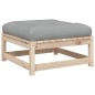 vidaXL 3-tlg. Garten-Sofagarnitur mit Kissen Massivholz Kiefer vidaXL 3-tlg. Garten-Sofagarnitur mit Kissen Massivholz Kiefer