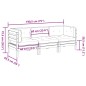 vidaXL 3-tlg. Garten-Sofagarnitur mit Kissen Wachsbraun Kiefernholz vidaXL 3-tlg. Garten-Sofagarnitur mit Kissen Wachsbraun Kiefernholz